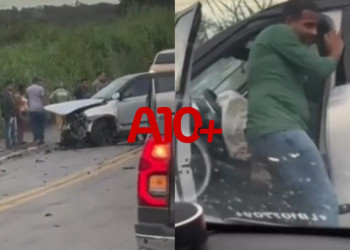 Acidente entre três carros deixa duas pessoas mortas e outras feridas no Sul do Piauí