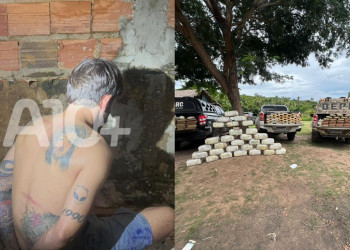 Preso proprietário de sítio que armazenava cerca de 700kg de drogas no Maranhão; entorpecentes seriam distribuídos para o Piauí