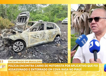 Bandidos deixaram provas do crime em carro de motorista encontrado carbonizado no Piauí, diz delegado; novas prisões serão realizadas