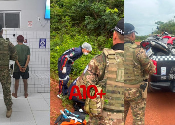 Polícia prende dupla suspeita de realizar assaltos no litoral do Piauí; um foi contido e agredido pela população