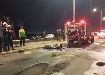 Homem morre atropelado ao atravessar avenida durante chuva na zona Norte de Teresina