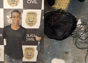 Foragido da Justiça que havia fugido de hospital é recapturado após perseguição em Teresina