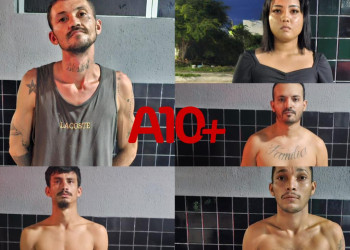 Polícia prende 5 faccionados do Comando Vermelho suspeitos de envolvimento com tráfico de drogas no litoral do Piauí