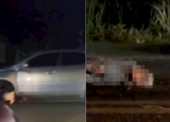 Homem morre em grave acidente entre motocicleta e carro na BR-343, na zona rural de Teresina