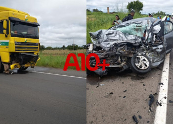 Grave colisão entre veículos deixa mortos no interior do Piauí; vítimas presas nas ferragens
