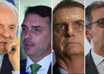 Nova pesquisa aponta que Lula empata com Flávio, Bolsonaro e Romeu Zema em eventual 2º turno; veja