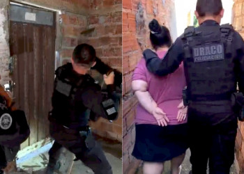 Polícia deflagra operação integrada contra organização criminosa em 4 cidades do Piauí; “Iemanjá”, que assumiu liderança de grupo, é presa