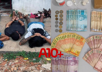 Polícia prende homem e apreende adolescentes suspeitos de tráfico de drogas no interior do Piauí