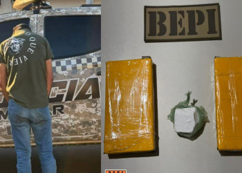 Suspeito de tráfico é preso em frente à própria residência no Sul do Piauí
