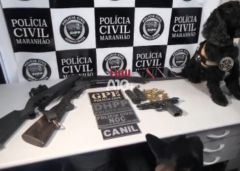 Adolescente é apreendido com arsenal durante investigação de homicídios em Timon