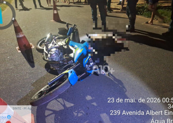 Homem é morto a tiros em via pública após ser perseguido por dupla em moto no interior do Piauí