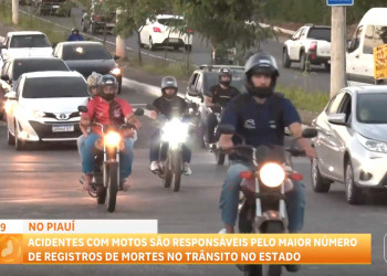Imprudência de motociclistas está entre as principais causas de acidentes no Piauí; VÍDEO!