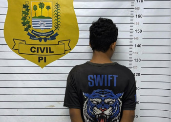 Homem é preso após tentar roubar motocicleta usando arma de fogo no Piauí; vítima conseguiu fugir