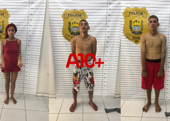 Populares tentam intervir na prisão de trio suspeito de tráfico de drogas no litoral do Piauí; PM usa spray de pimenta para conter tumulto