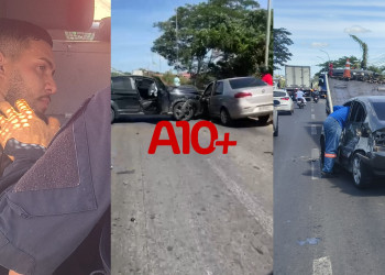 Acidente entre veículos deixa motociclista gravemente ferido em Teresina; motorista com sinais de embriaguez foi detido