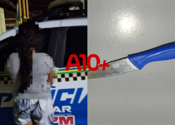 Mulher é presa após esfaquear o próprio companheiro na perna no interior do Piauí
