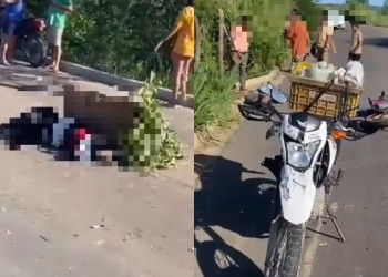 Homem perde controle da direção e morre após cair de moto em curva nas proximidades de ponte no Piauí
