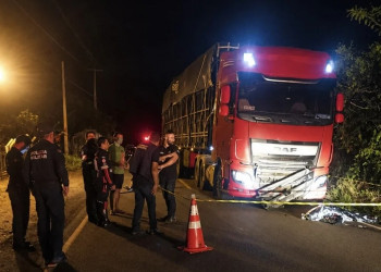 Motociclista morre após colidir frontalmente com caminhão no interior do Piauí