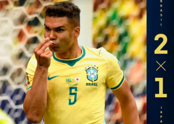 Brasil vence o Japão de virada e se classifica para as oitavas de final da Copa do Mundo