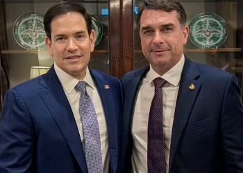 Marco Rubio tenta salvar Flávio Bolsonaro das tarifas de Trump sobre o Brasil, mas os fatos desmentem sua narrativa
