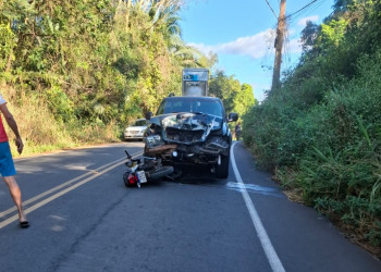 Colisão entre caminhonete e moto mata jovem na zona Rural de Teresina