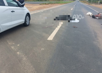 Homem morre após ser atropelado por carro na BR-343, entre Teresina e Altos