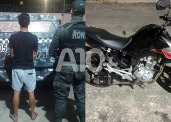 Dupla tenta fugir da polícia, sofre acidente de moto e é capturada em Teresina