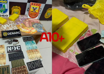 Polícia deflagra operação, cumpre mandados e apreende arma, drogas e dinheiro em Teresina