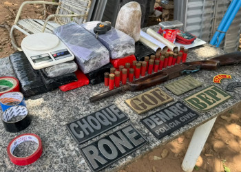 Operação apreende grande quantidade de drogas em sítio em Timon (MA); local tinha sistema de câmeras para monitorar chegada da polícia