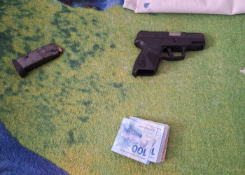 Duas pessoas são presas em Timon com arma, drogas e mais de R$ 1000 em espécie