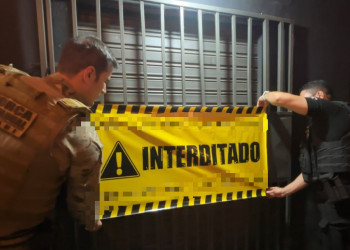 Polícia deflagra operação, encontra adolescentes consumindo bebidas alcoólicas e fecha estabelecimento em Teresina; VÍDEO!
