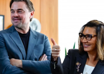 Lula recebe o ator e ativista Leonardo DiCaprio no Planalto nesta quarta-feira