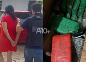 Polícia apreende tabletes de maconha em estúdio de beleza que estaria sendo utilizado para armazenar e distribuir drogas em Teresina