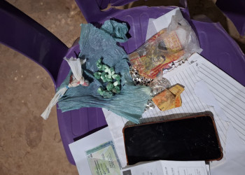 Dono de bar é capturado suspeito de tráfico de drogas no Piauí; caderno com anotações e registros de valores foi encontrado