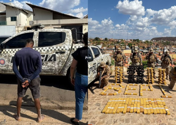 PM apreende 150 kg de maconha em área de mata durante operação no Sul do Piauí
