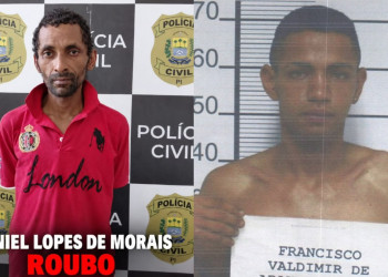 Polícia prende dupla suspeita de invadir residência e agredir adolescente de 12 anos durante assalto em Teresina