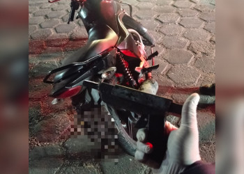 Suspeito de roubo é preso com arma caseira e moto roubada na zona Sul de Teresina