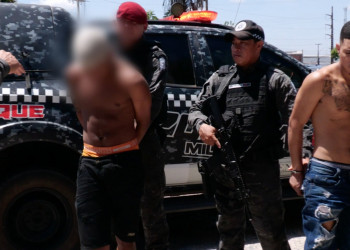 Dois são presos e adolescente apreendido por vários crimes em Teresina; um teria envolvimento em execução de GP