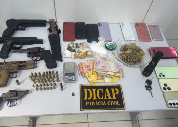 Condenado por homicídio é preso com drogas e quatro armas em Timon; delegado dá detalhes