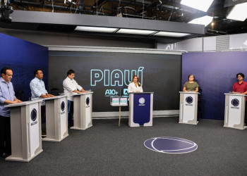 Candidatos ao Governo do Piauí apresentam propostas durante debate da TV Antena 10; veja como foi
