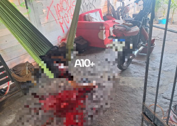 No Piauí, homem é executado a tiros enquanto estava deitado em rede dentro de oficina