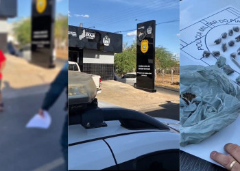 Jovem é preso após desacatar policiais e ameaçá-los de morte no Piauí; drogas são apreendidas embaixo da cama