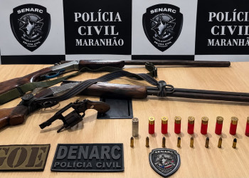 Após denúncias, Polícia apreende armas e munições em Timon; uma pessoa foi presa