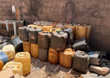 SSP-PI apreende mais de 840 litros de combustível em depósito clandestino durante operação em Teresina