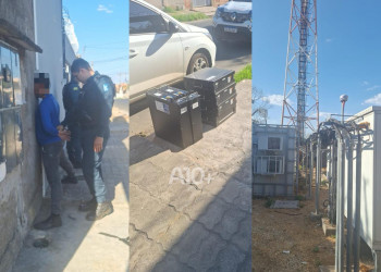 Homem é preso suspeito de furtar baterias de torre de telefonia avaliadas em R$ 42 mil em Teresina