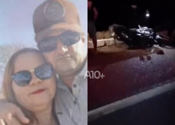 Mulher morre e companheiro fica ferido após carro atingir moto no Piauí; motorista fugiu sem prestar socorro