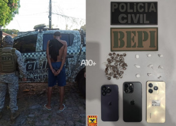 Adolescente suspeito de integrar facção criminosa e envolvido com homicídios é apreendido pela polícia em Luzilândia, Piauí