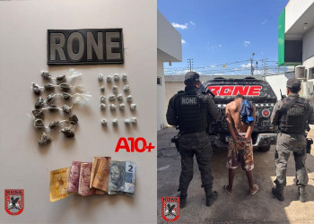 Homem é preso pela PM por tráfico de drogas na zona Norte de Teresina
