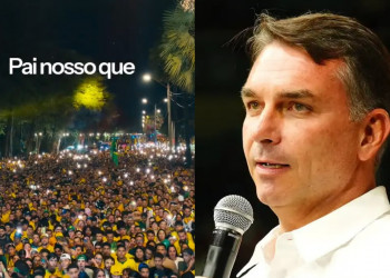 Flávio Bolsonaro reage à multidão no Piauí: “Meu Deus do céu, o que foi isso?”