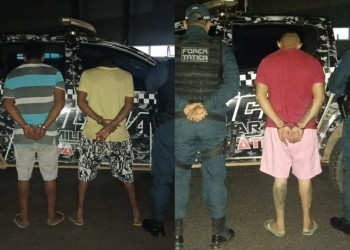 PM prende três homens e apreende armas em patrulhamento no Norte do Piauí